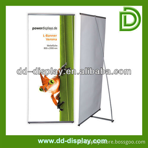 adjustable advertising display L banner